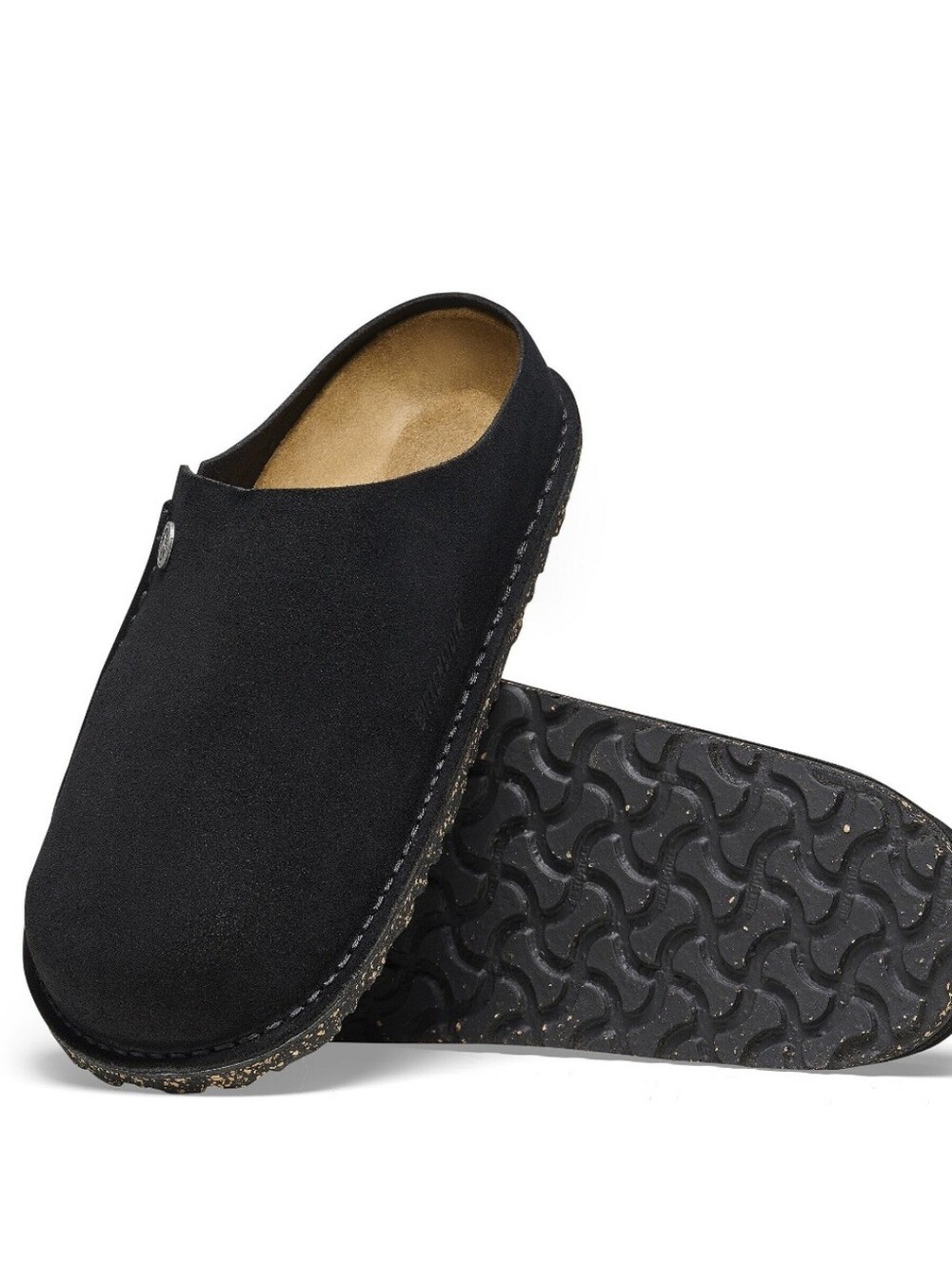 Birkenstock Zermatt Premium Suede Leather Clog- Black